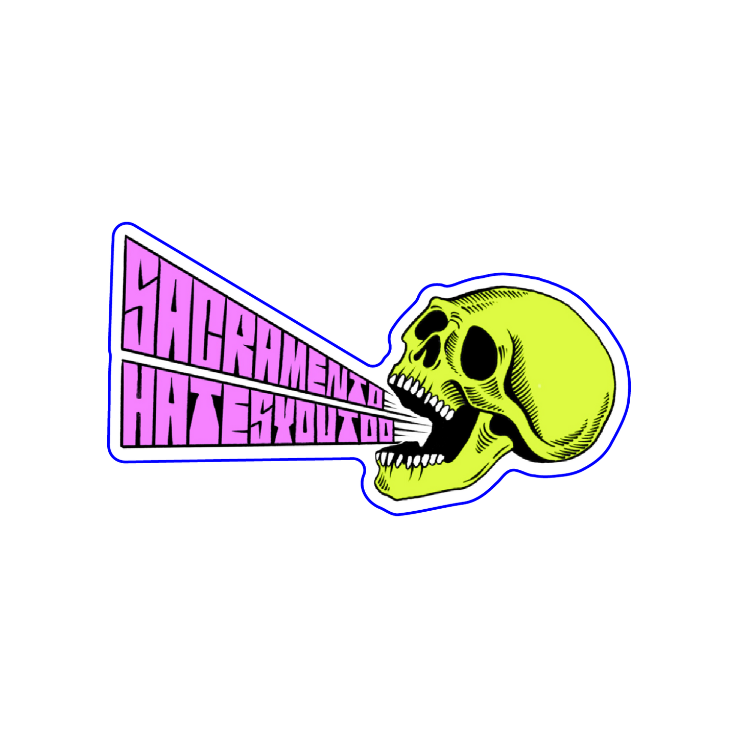 SHYT SKULL STICKER