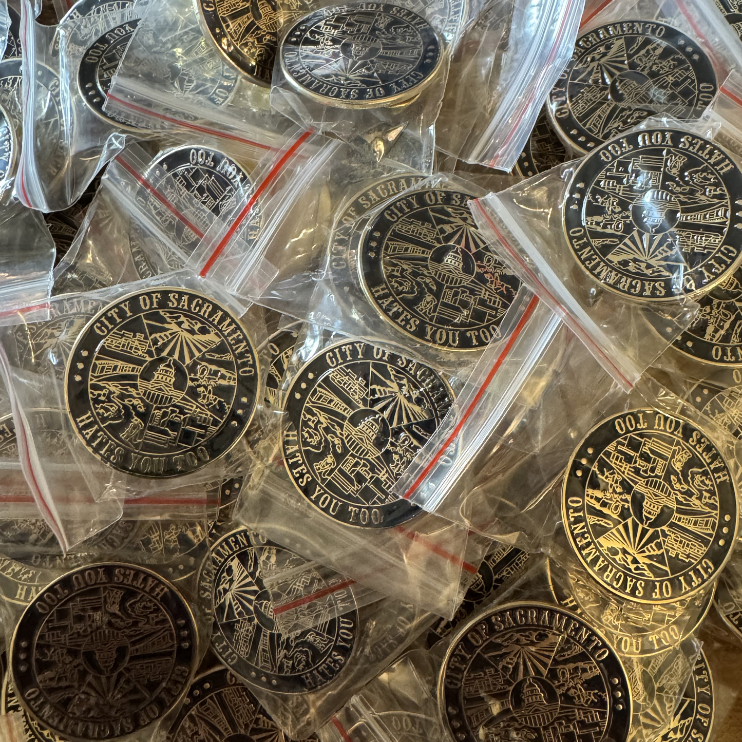 CITY CREST Enamel pin