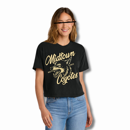 MIDTOWN COYOTE CROP TOP
