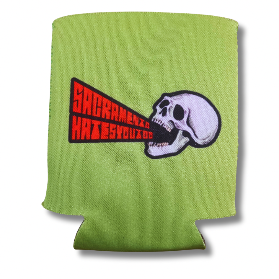 SHYT SKULL ORANGE KOOZIE