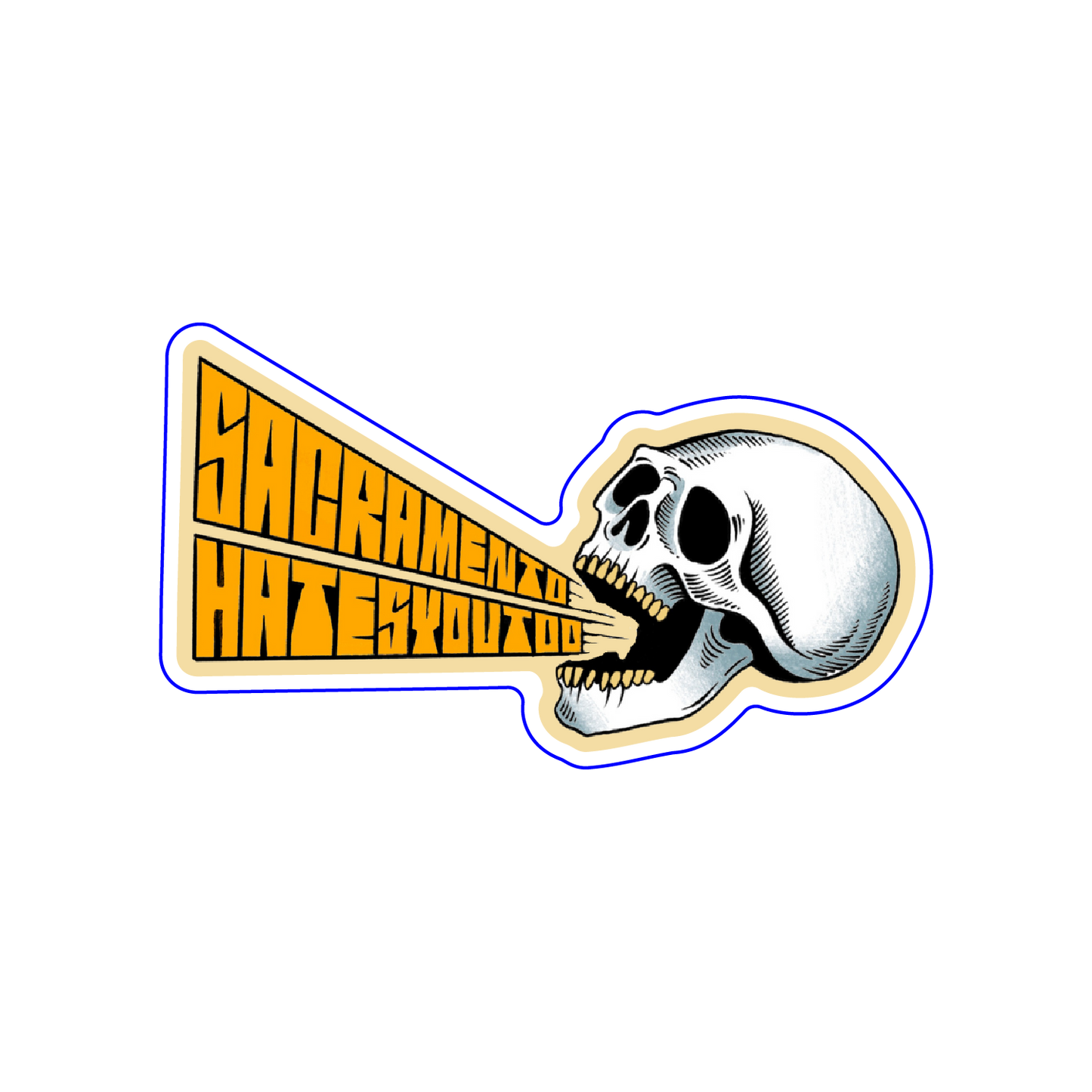 SHYT SKULL STICKER