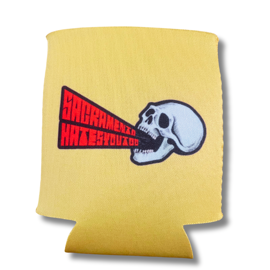 SHYT SKULL ORANGE KOOZIE