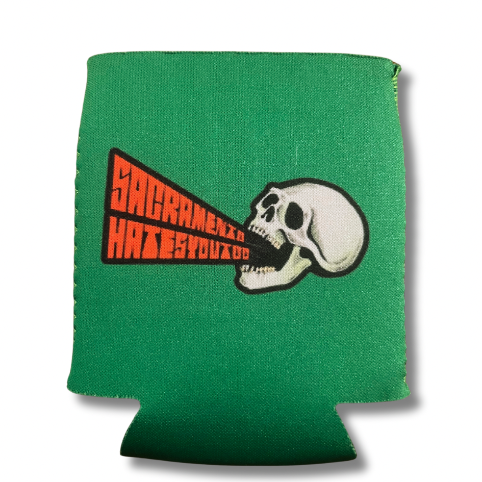 SHYT SKULL ORANGE KOOZIE