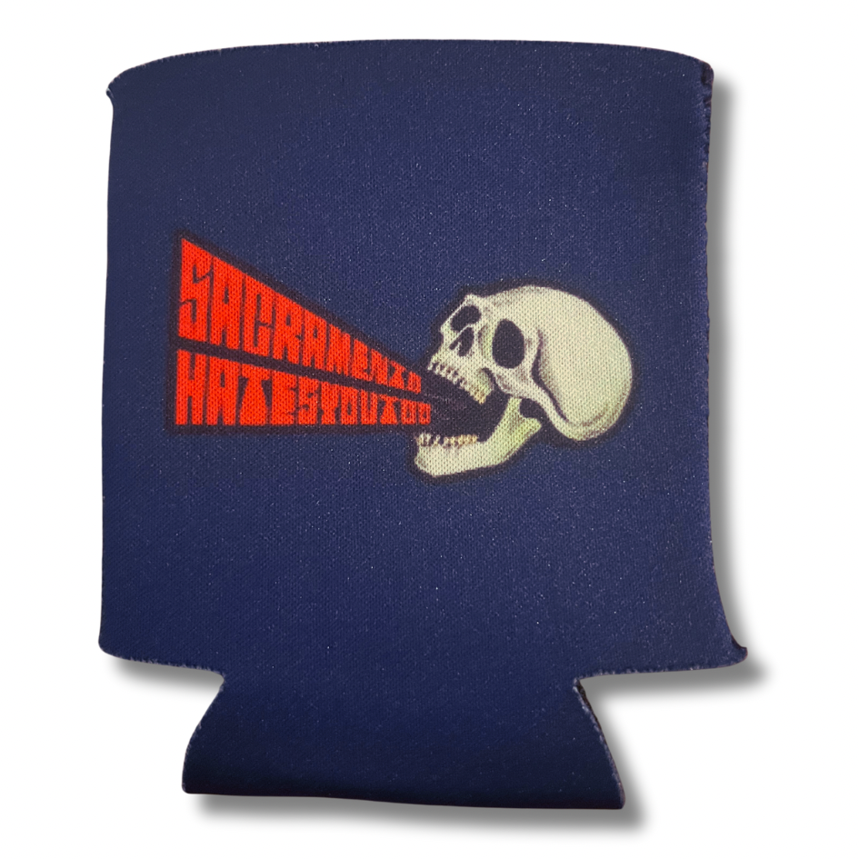 SHYT SKULL ORANGE KOOZIE