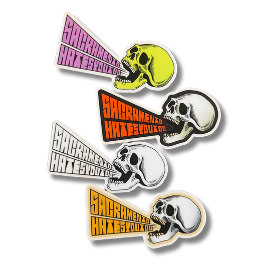 SHYT SKULL STICKER