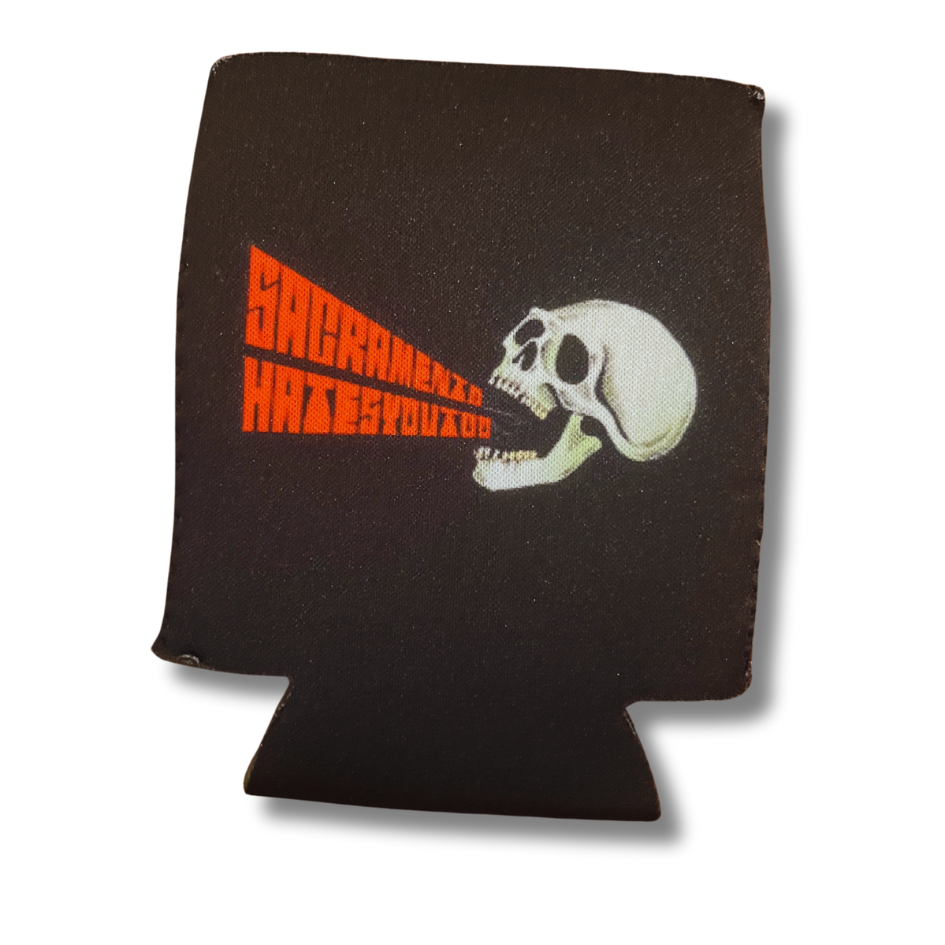 SHYT SKULL ORANGE KOOZIE