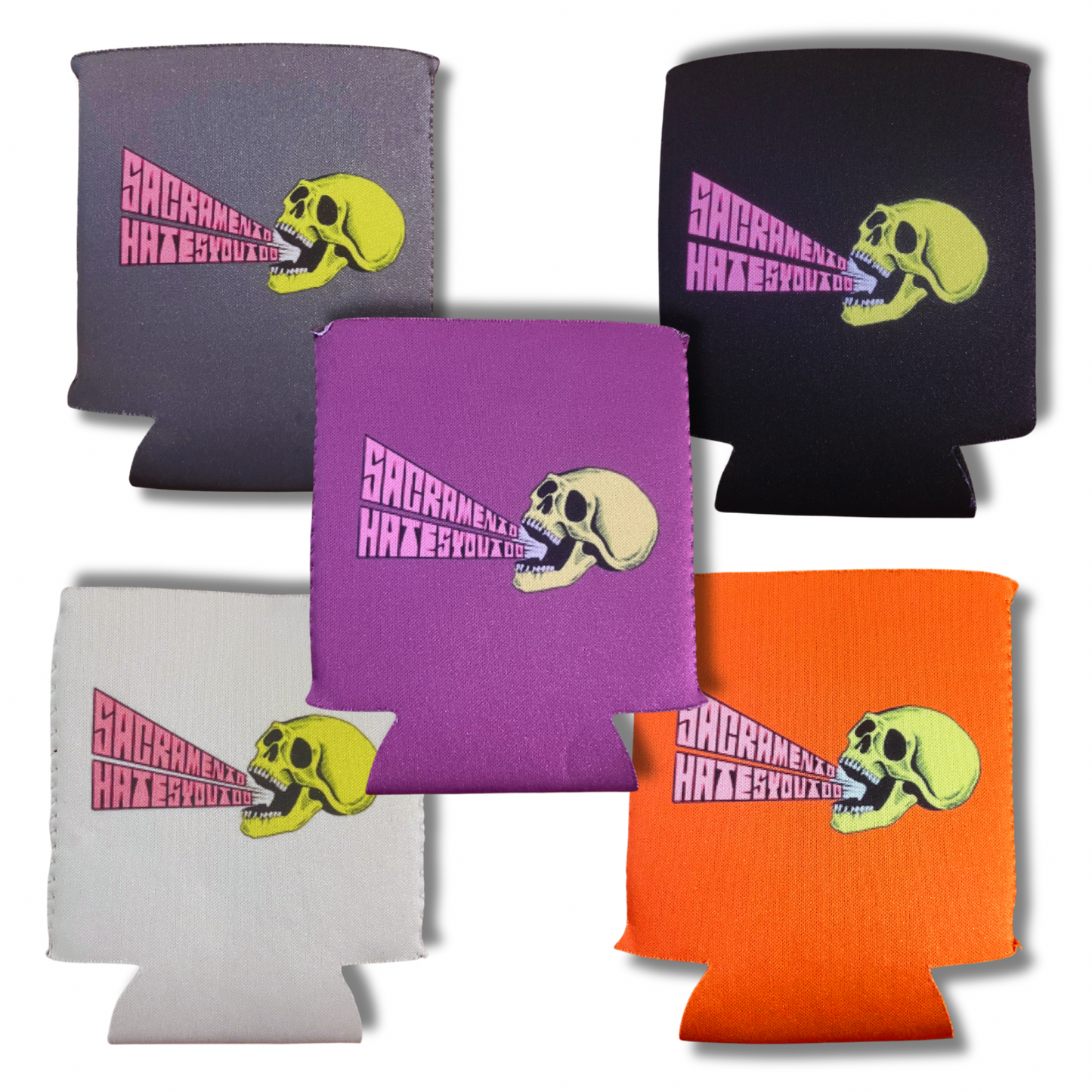 SHYT PINK SKULL KOOZIE